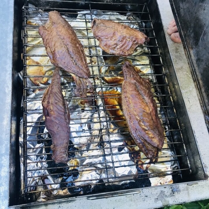 スズキの薫製★夫の釣ってきた魚でシンプルスモーク